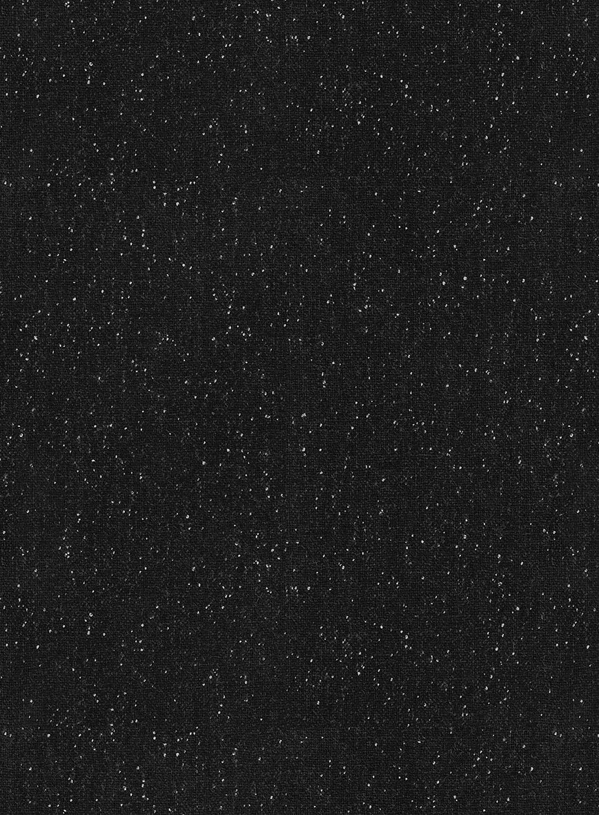 Black Flecks Donegal Tweed Double Breasted Suit - Image 4