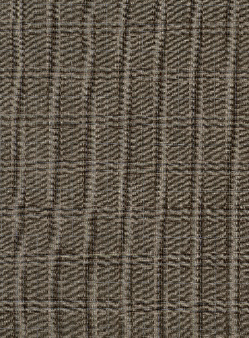 Huddersfield Brown Glen Pure Wool Pants - Image 3