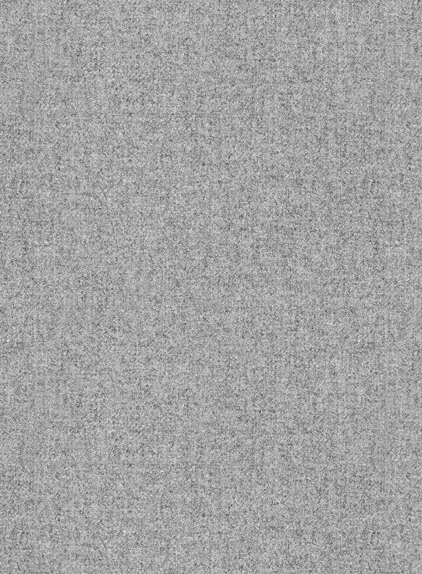 Vintage Plain Gray Tweed Pants - Image 5