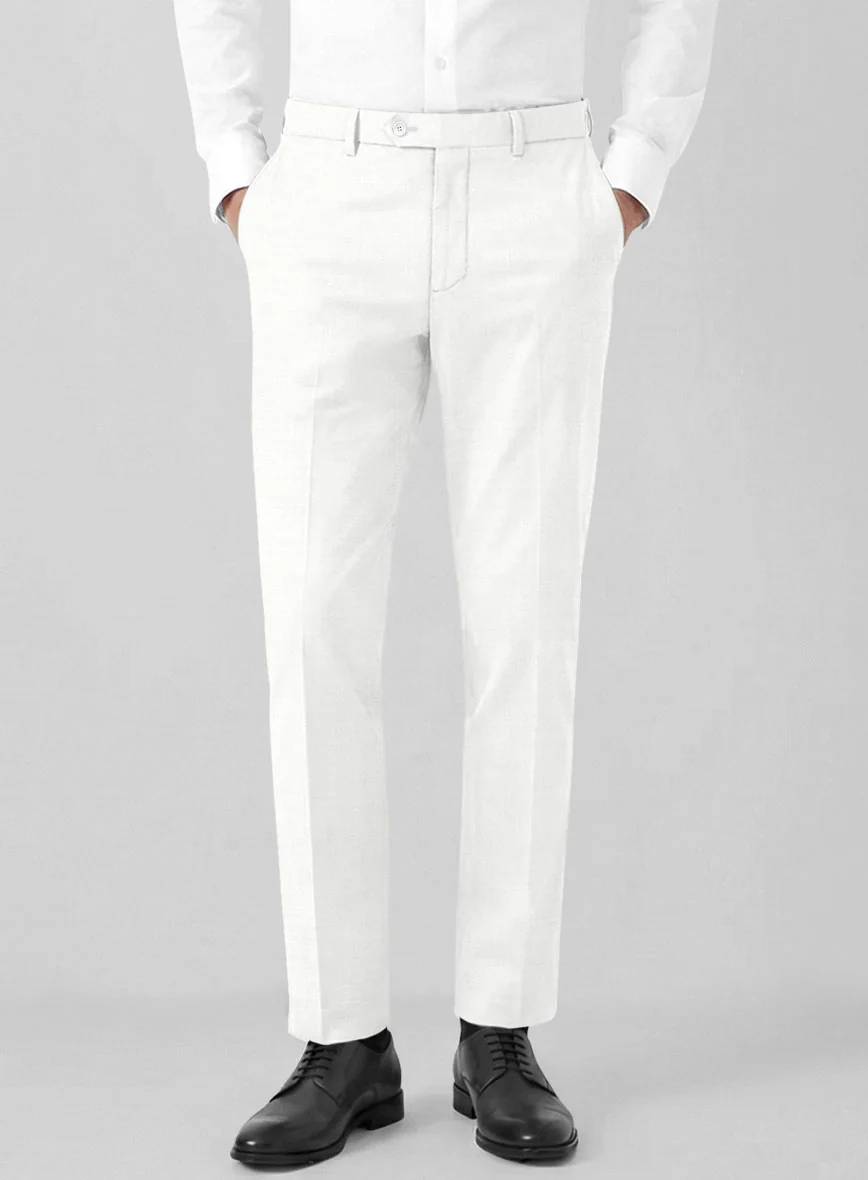 White Linen Suit - Image 6